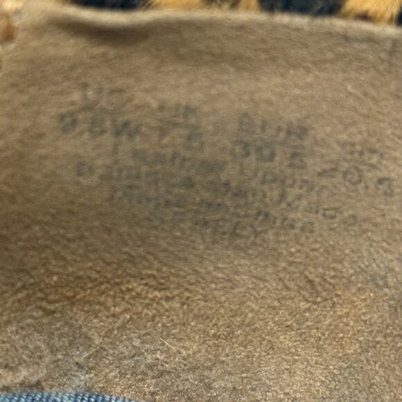 Dr. Scholl's 9.5W Really leopard Memory Foam Cool Fit calf hair flats 3002 - Picture 8 of 9